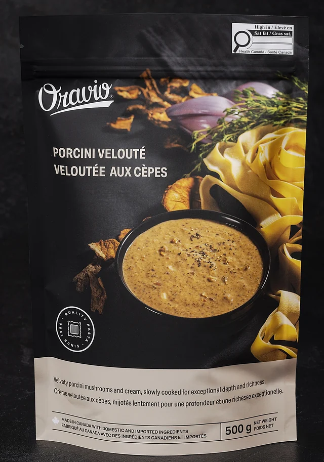 Oravio Porcini Velouté package, 500 g
